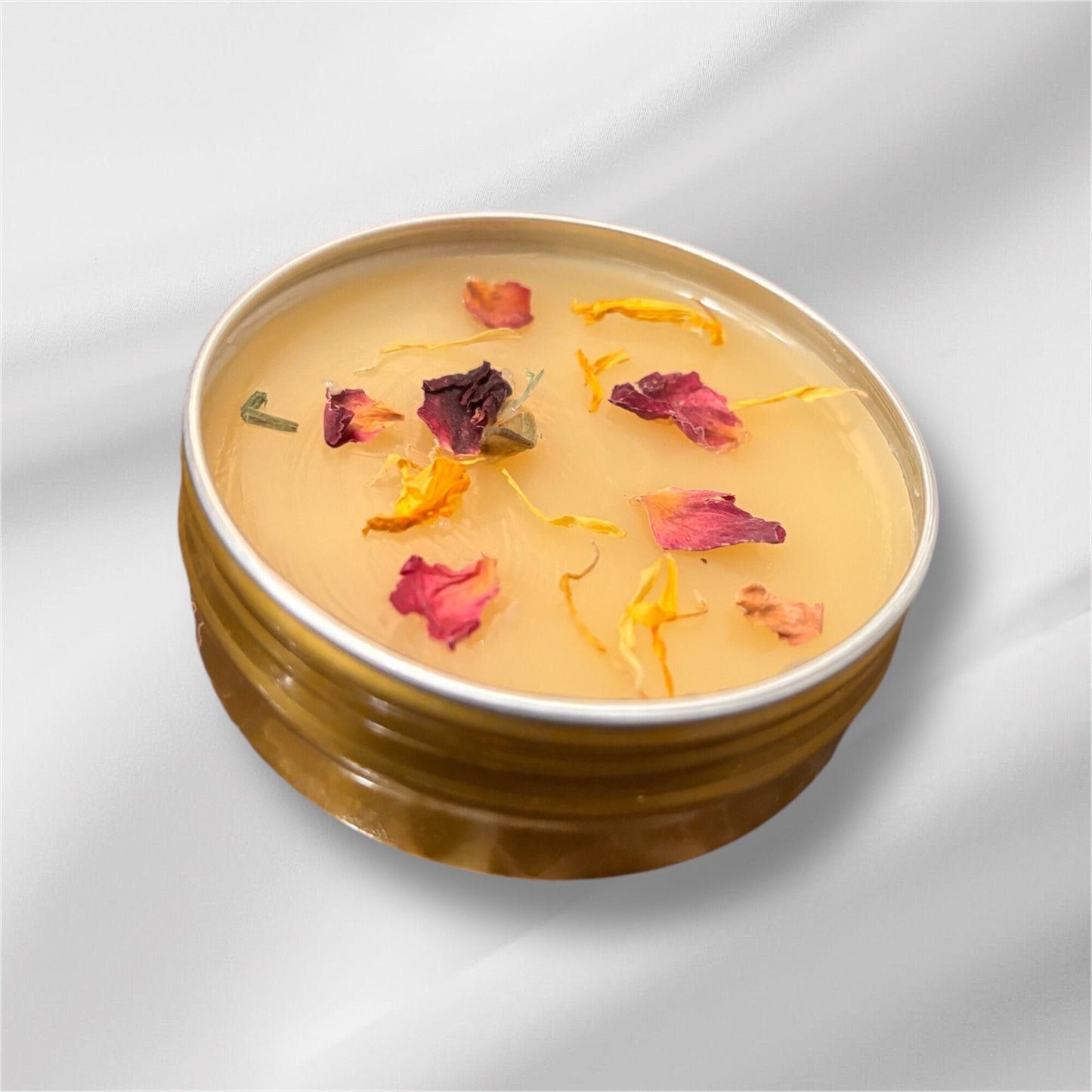 Rose & Calendula Infused Body Balm | Absorbent and Hydrating Moisturizer | Frankincense and Myyrh Resin | Kokum Butter