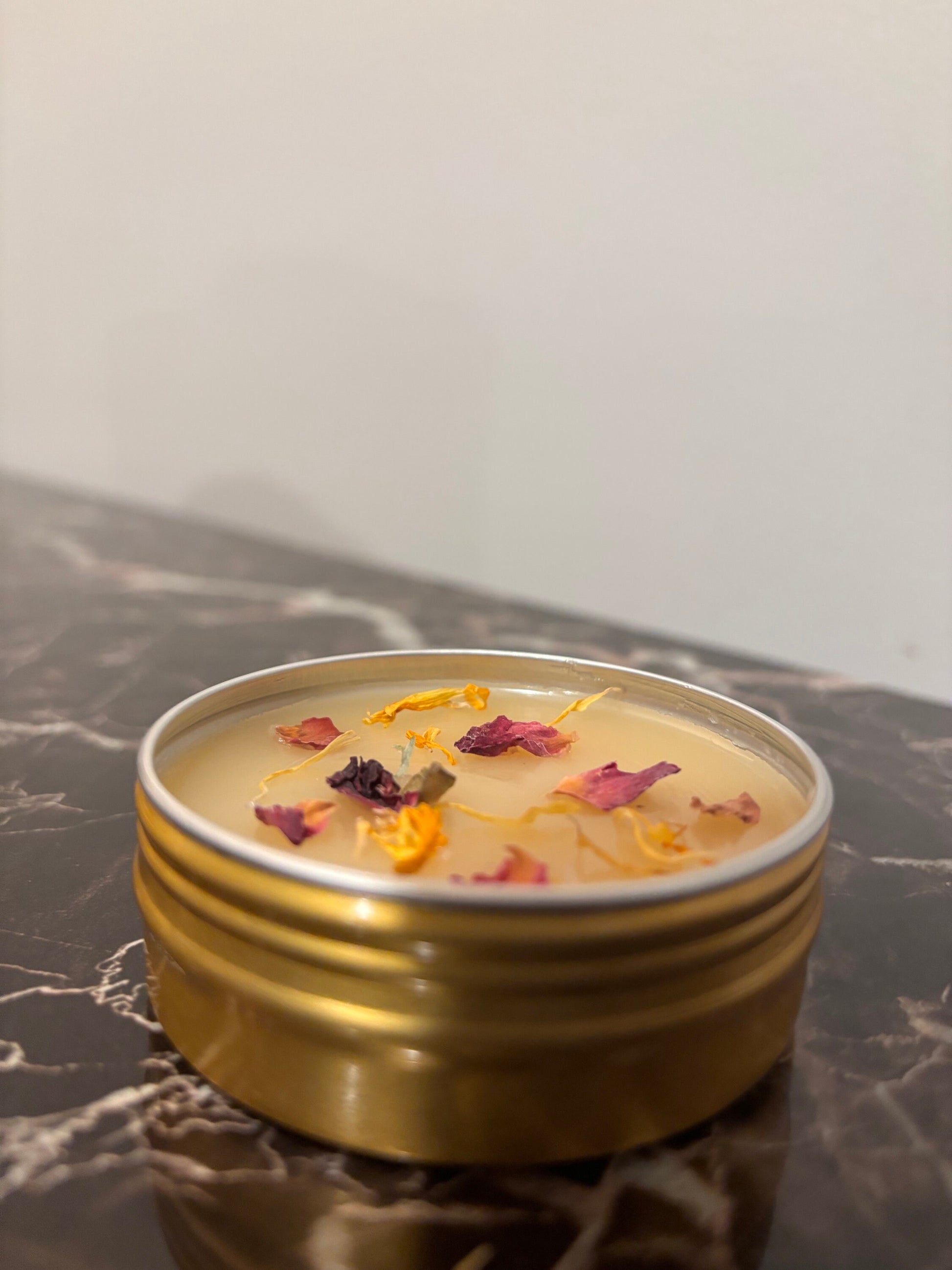 Rose & Calendula Infused Body Balm | Absorbent and Hydrating Moisturizer | Frankincense and Myyrh Resin | Kokum Butter